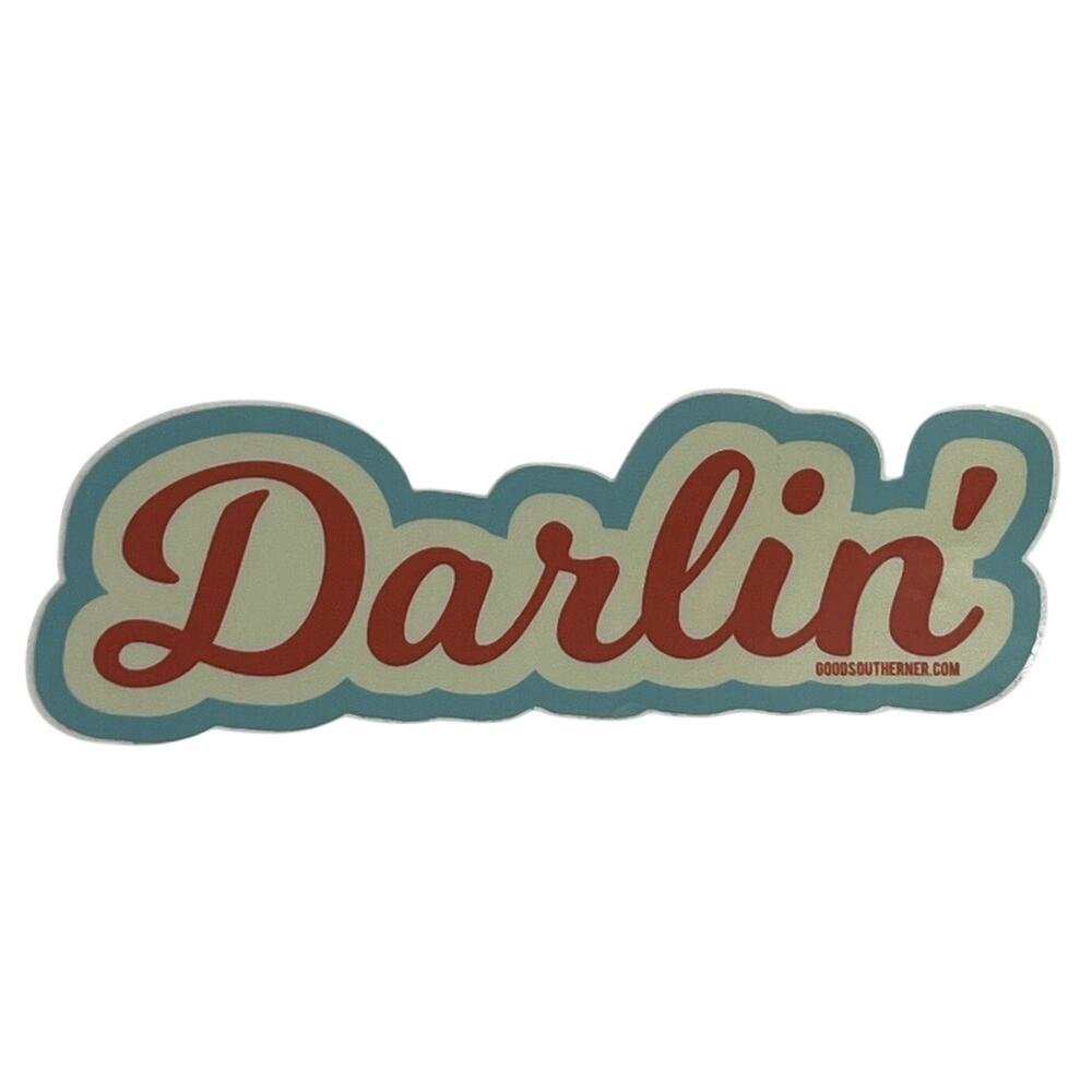 Good Southerner Darlin Vinyl Sticker Decal 4 x 2.5